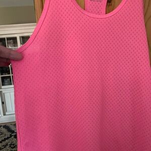 NWT - XS pink Nike Dri Fit running racer back, mesh